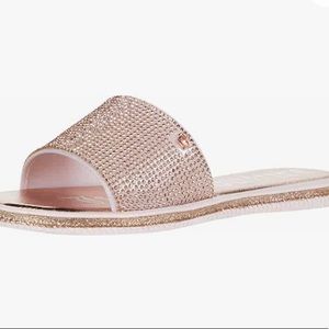 Juicy couture rose gold sandals